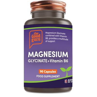 Veganes Magnesium 90 Kapseln Glas