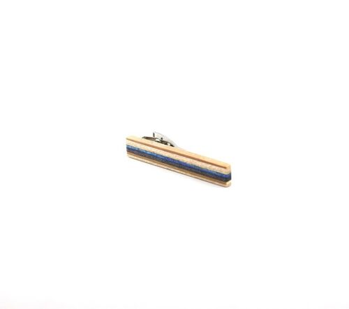 Blue Recycled Skateboards Tie Clip