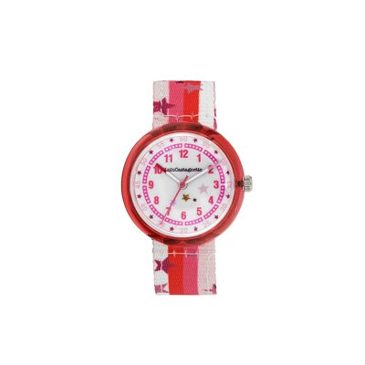 38953 - Lulu Castagnette analogue girl's watch - Fabric strap - Mini Lulu