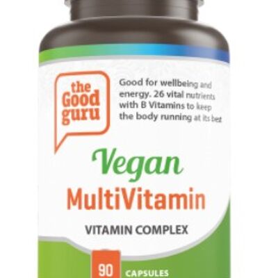 Veganes Multivitamin-Glas mit 90 Kapseln