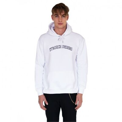 White hoodie Strouch designs