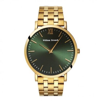 Gold and Green watch