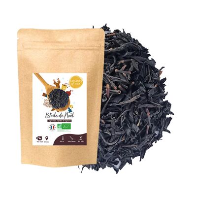 Estrella navideña, té negro navideño - Cítricos, vainilla y especias - 500g