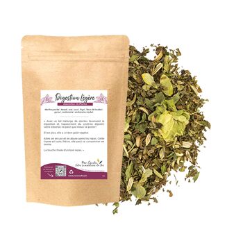 Digestion Légère, Tisane végétale favorisant la digestion - 500g 2