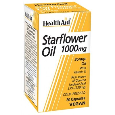 Cápsulas de Starflower Oil ™ 1000 mg (23% GLA) - 30 cápsulas