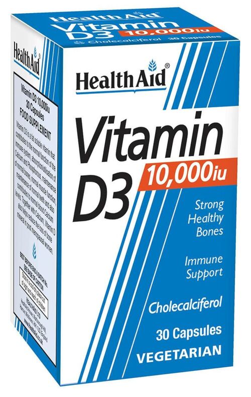 Vitamin D3 10,000iu Vegicaps