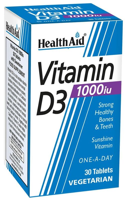 Vitamin D3 1000iu Tablets - 120 Tablets