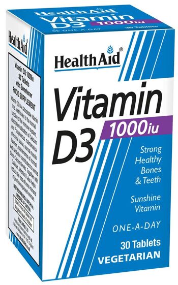 Comprimés de vitamine D3 1000iu - 120 comprimés 1