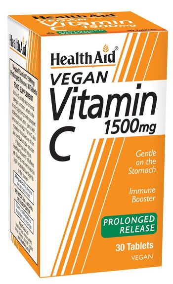 Vitamine C 1500mg Comprimés Libération Prolongée - 30 Comprimés 1