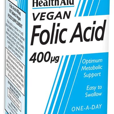 Tabletas de ácido fólico 400μg - 90 tabletas