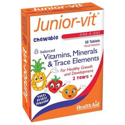 Junior-vit - Tabletas masticables (sabor Tutti-afrutado)