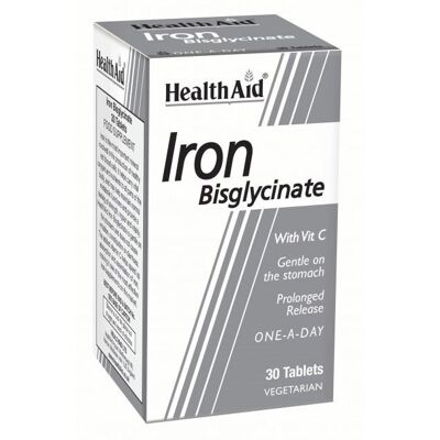 Tabletas de bisglicinato de hierro - 90 tabletas