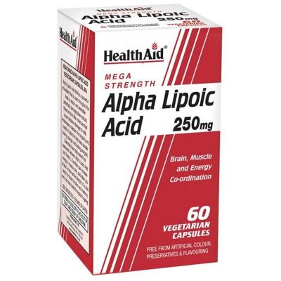 Acide Alpha Lipoïque 250mg Vegicaps