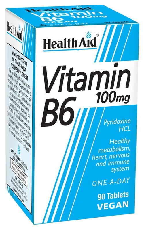 Vitamin B6 (Pyridoxine HCl) 100mg Tablets