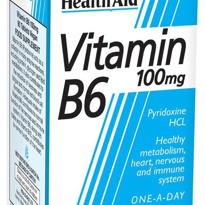 Tabletas de 100 mg de vitamina B6 (piridoxina HCl)