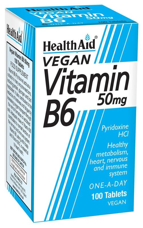 Vitamin B6 (Pyridoxine HCl) 50mg Tablets