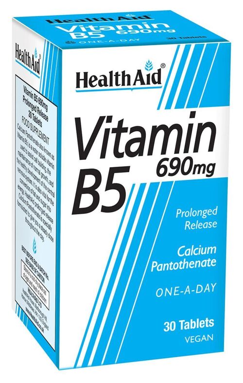 Vitamin B5 690mg (Calcium Pantothenate) Tablets