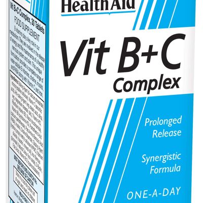Tabletas del complejo Vit B + C