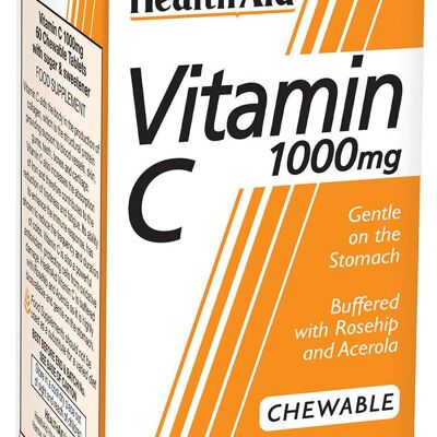 Vitamine C 1000mg Comprimés à Croquer - 60 Comprimés