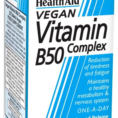 Tabletas del complejo de vitamina B50