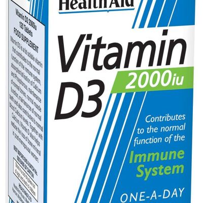 Tabletas de vitamina D3 2000iu