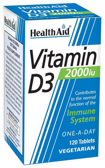 Comprimés de vitamine D3 2000iu 1
