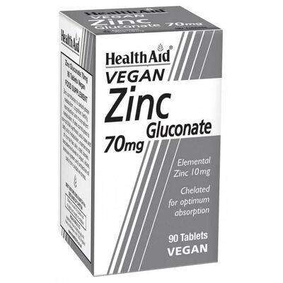 Gluconate de zinc 70mgComprimés