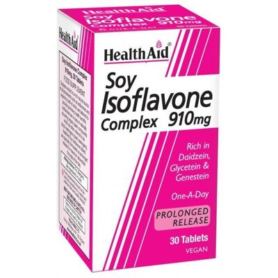 Tabletas de complejo de isoflavonas de soja 910 mg - 30