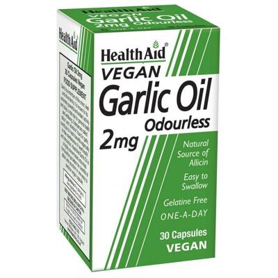 Aceite de ajo 2 mg Vegicaps inodoro