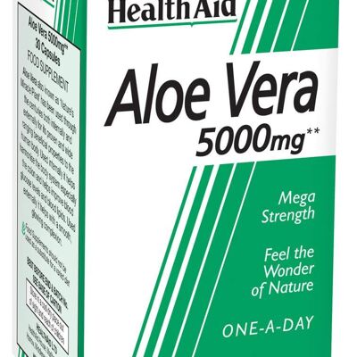Aloe Vera 5000mg Capsules - 30 Capsules