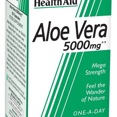 Aloe Vera 5000mg Capsules - 60 Capsules