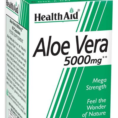 Aloe Vera 5000mg Capsules - 60 Capsules