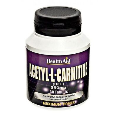 Tabletas de 550 mg de acetil-L-carnitina