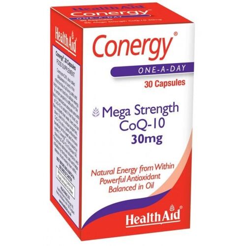 Conergy CoQ-10 30mg + Vit E Capsules - 30 Capsules