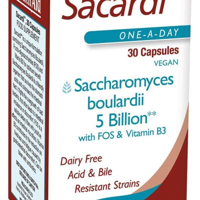 Végécaps de Sacardi (Saccharomyces boulardii)