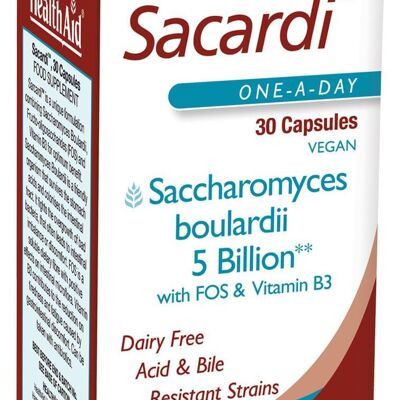 Sacardi  (Saccharomyces boulardii) Vegicaps