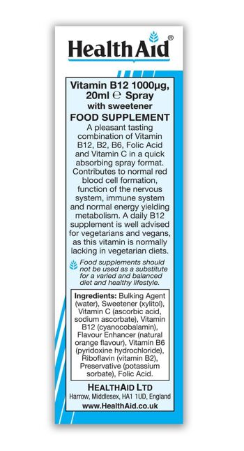 Vitamine B12 1000µg Spray 2