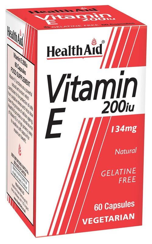 Vitamin E 200iu Vegicaps - 60 Capsules