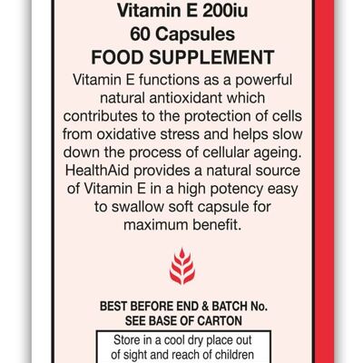 Vitamin E 200iu Vegicaps - 100 Kapseln