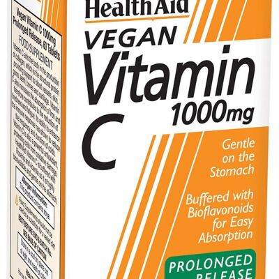 Tabletas de liberación prolongada de vitamina C 1000 mg - 60 tabletas