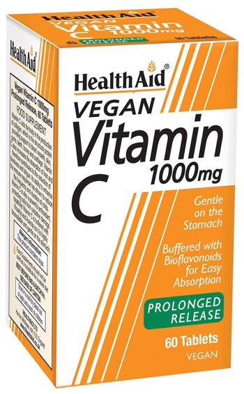 Vitamine C 1000mg Comprimés à Libération Prolongée - 60 Comprimés 1