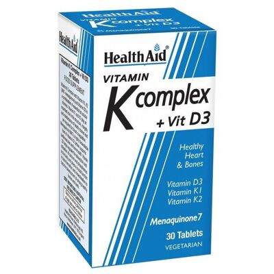 Complejo de Vitamina K + Vitamina D3 Comprimidos