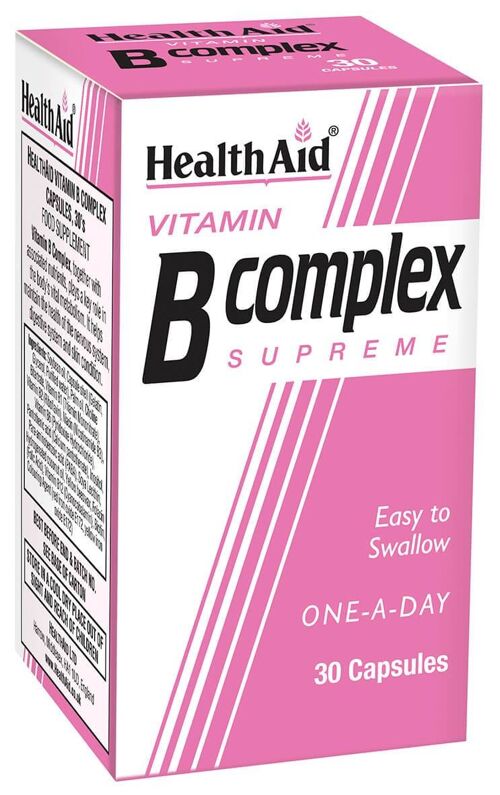 Vitamin B Complex Supreme Capsules - 30 Capsules