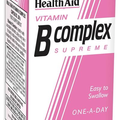 Cápsulas Supremos del Complejo de Vitamina B - 30 Cápsulas