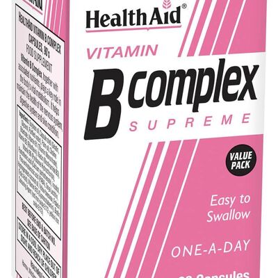 Cápsulas Supremos del Complejo de Vitamina B - 90 Cápsulas