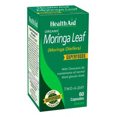 Cápsulas de hojas de moringa