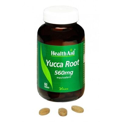 Tabletas equivalentes de raíz de yuca a 560 mg