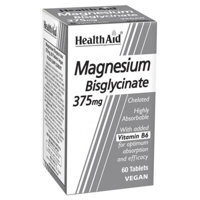 Comprimés de bisglycinate de magnésium 375 mg