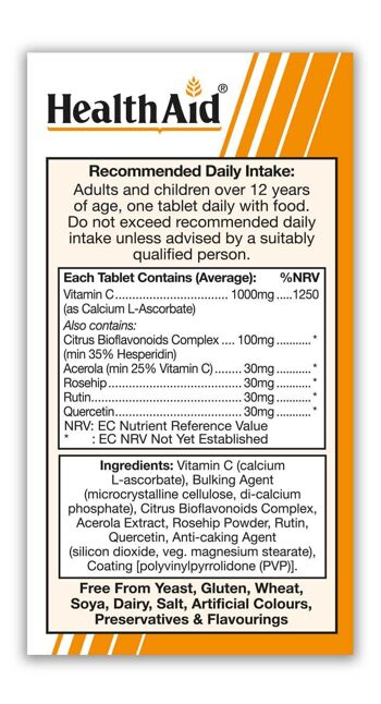 Comprimés de vitamine C estérifiée 1000mg 3