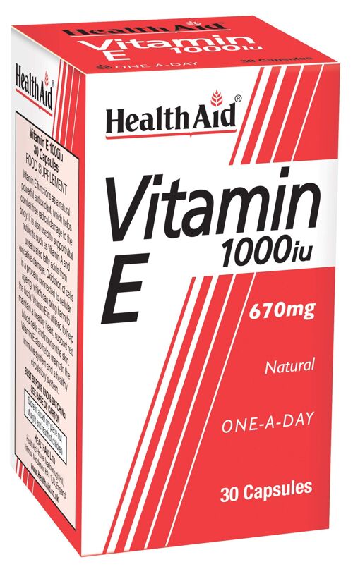 Vitamin E 1000iu Capsules - 30 Capsules
